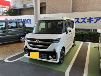 新型スペーシアカスタム　納車しました！！